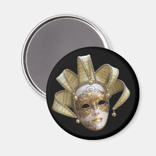 Venetiaanse maskers magneet (Voorkant / Achterkant)