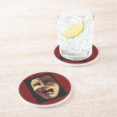 Venetiaanse maskers Onderzetter (Zijkant)