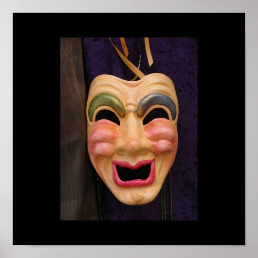 Venetiaanse maskers Poster (Voorkant)