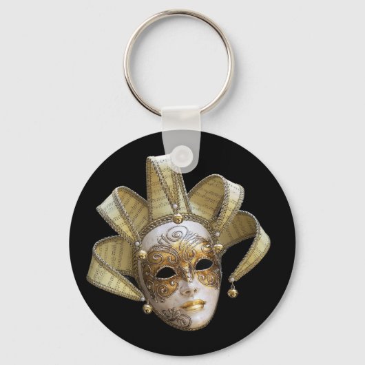 Venetiaanse maskers sleutelhanger (Voorkant)