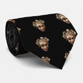 Venetiaanse maskers stropdas (Opgerold)