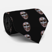Venetiaanse maskers stropdas (Opgerold)