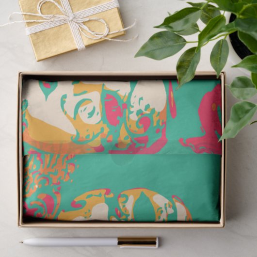 Venetiaanse maskers tissuepapier (Geschenk)