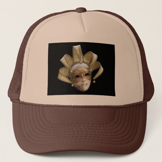 Venetiaanse maskers trucker pet (Voorkant)