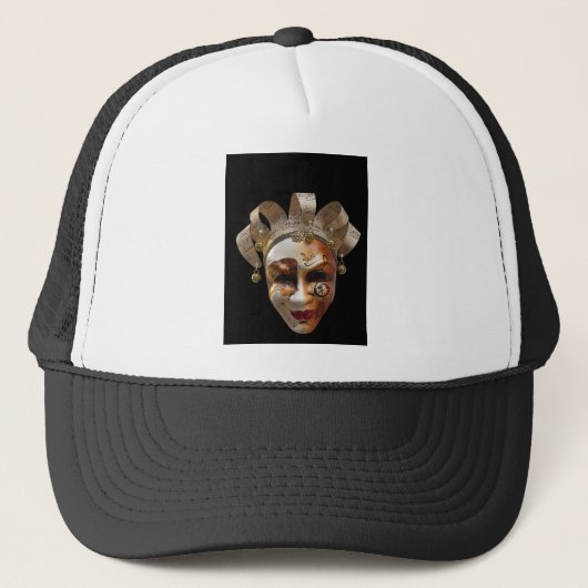 Venetiaanse maskers trucker pet (Voorkant)