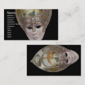 Venetiaanse maskers Visitekaartje (Voorkant / Achterkant)