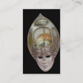 Venetiaanse maskers Visitekaartje (Achterkant)