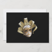 Venetiaanse maskeruitnodiging kaart (Voorkant)