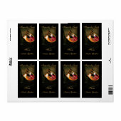 Venetiaanse Masquerade Masker Halloween Baking Lab Etiket (Full Sheet)