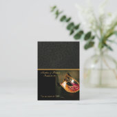 Venetiaanse Masquerade Masker Plaatskaart Visiteka Plaatskaartje (Staand voorkant)