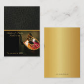 Venetiaanse Masquerade Masker Plaatskaart Visiteka Plaatskaartje (Voorkant / Achterkant)