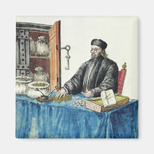 Venetiaanse Moneylender uit een geïllustreerd boe Magneet