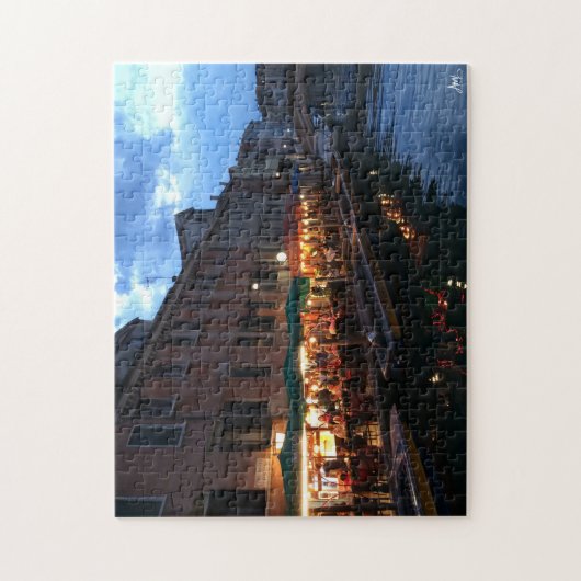Venetiaanse restaurants legpuzzel (Verticaal)
