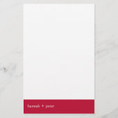 Venetiaanse rode banner:: briefpapier (Voorkant)