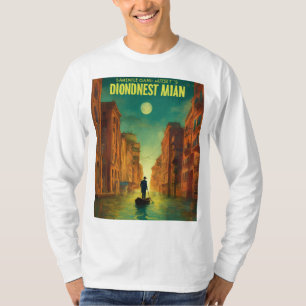 Venetiaanse Romance Gondola T-shirt