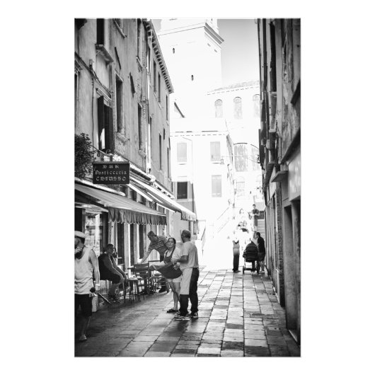 Venetiaanse scène - Foto afdrukken - Alle formaten (Voorkant)