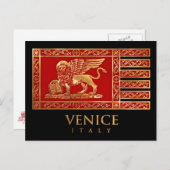 Venetiaanse vlag briefkaart (Voorkant / Achterkant)