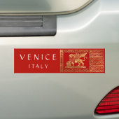 Venetiaanse vlag bumpersticker (Op auto)