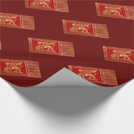 Venetiaanse vlag cadeaupapier (Hoek)