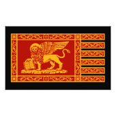 Venetiaanse vlag foto afdruk (Voorkant)