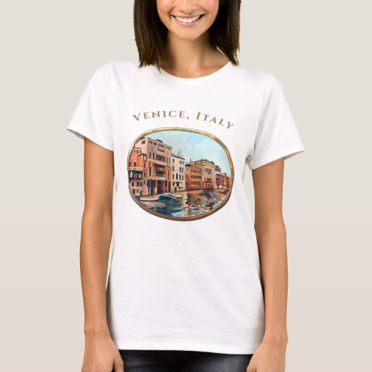 Venetiaanse waterweg t-shirt (Voorkant)
