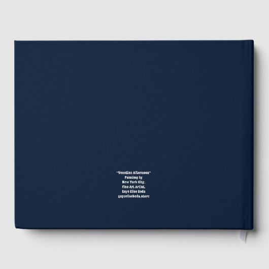 Venetian Aftermiddag Gastenboek (Achterkant)