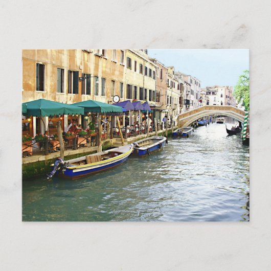 Venetian Cafes Briefkaart (Voorkant)