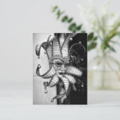 Venetian Carnevale Mask Briefkaart (Staand voorkant)