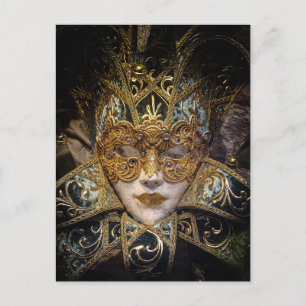Venetian Carnival Masker Briefkaart