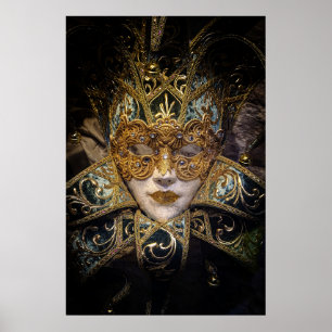 Venetian Carnival Masker Poster