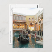 Venetian Casino Canals, Las Vegas Briefkaart (Voorkant / Achterkant)