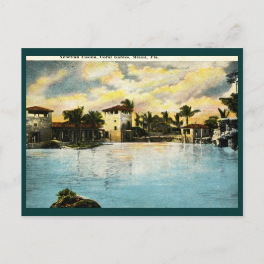Venetian Casino, Coral Gables, FL  Briefkaart (Voorkant)
