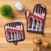 Venetian Charm Ovenwant & Pannenlap Set (Top down)
