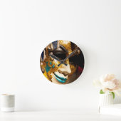 Venetian Costume Mask for Carnival Ronde Klok (Huis)