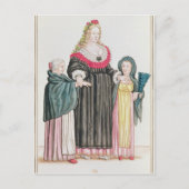 Venetian Courtesan Briefkaart (Voorkant)