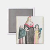 Venetian Courtesan Magneet (Voorkant / Achterkant)