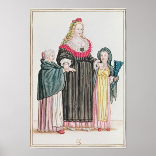 Venetian Courtesan Poster (Voorkant)