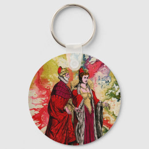 Venetian Doge en Dogeressa door Michael Moffa Sleutelhanger