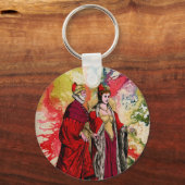 Venetian Doge en Dogeressa door Michael Moffa Sleutelhanger (Voorkant)