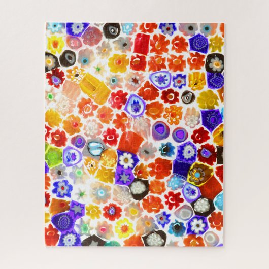 VENETIAN FLORA GLASS 16 x 20 INCH Legpuzzel (Verticaal)