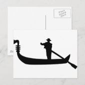 venetian gondola briefkaart (Voorkant / Achterkant)