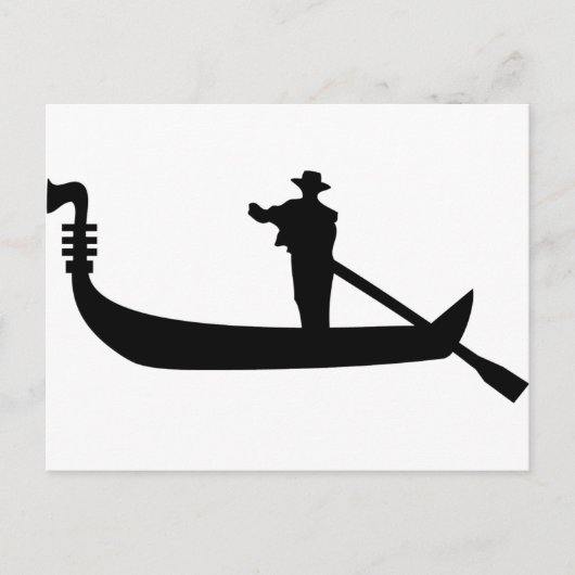venetian gondola briefkaart (Voorkant)