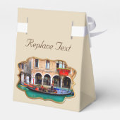 Venetian Gondolas Bedankdoosjes (Achterkant)