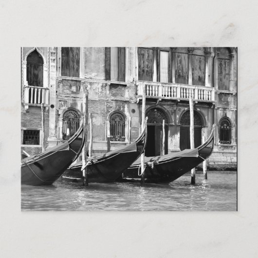 Venetian Gondolas Briefkaart (Voorkant)