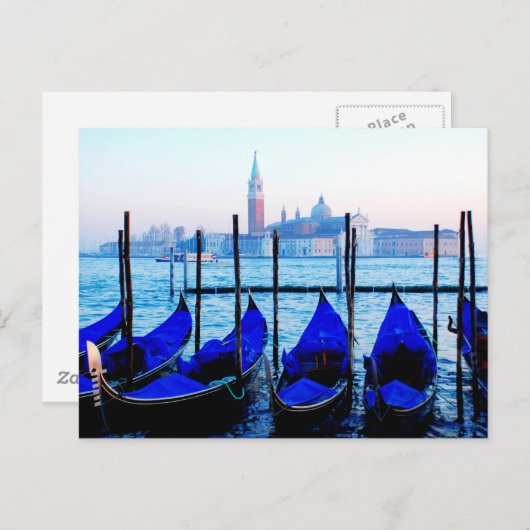 Venetian Gondolas Briefkaart (Voorkant / Achterkant)
