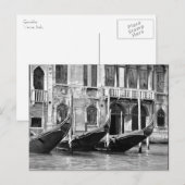 Venetian Gondolas Briefkaart (Voorkant / Achterkant)