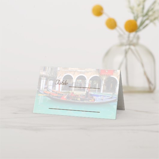 Venetian Gondolas Plaatskaartje (Voorkant)