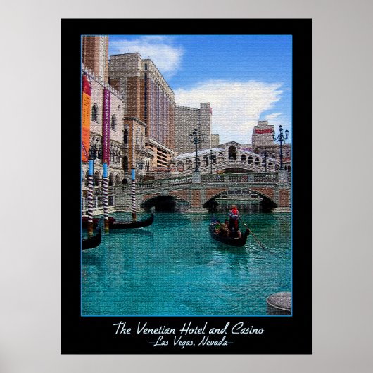 Venetian Gondolas Poster (Voorkant)