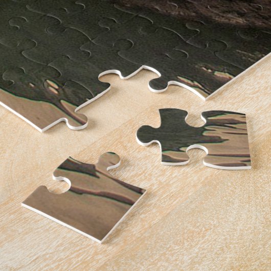 Venetian Gondolas, Venetië Italië Jigzaag Puzzle Legpuzzel (Zijkant)