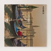 Venetian Gondolas, Venetië Italië Jigzaag Puzzle Legpuzzel (Horizontaal)